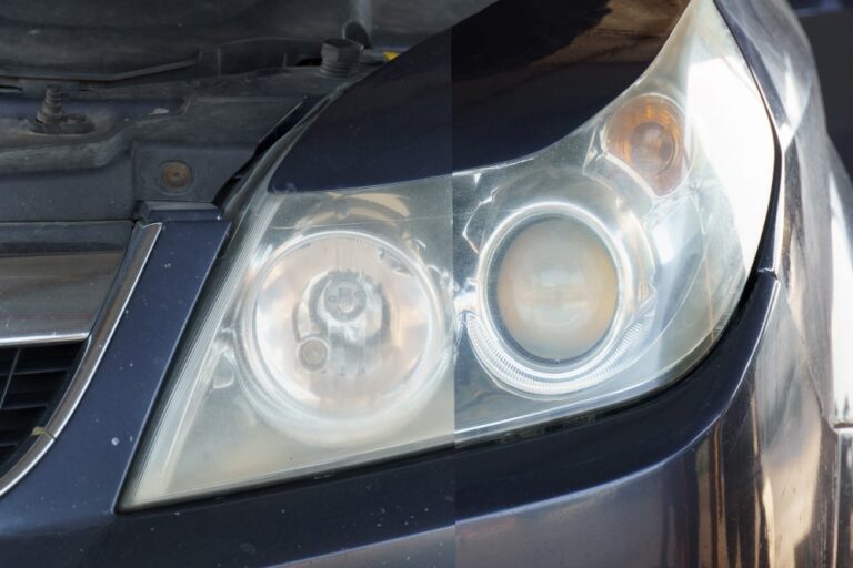 Headlight UV damage Importance of maintenance